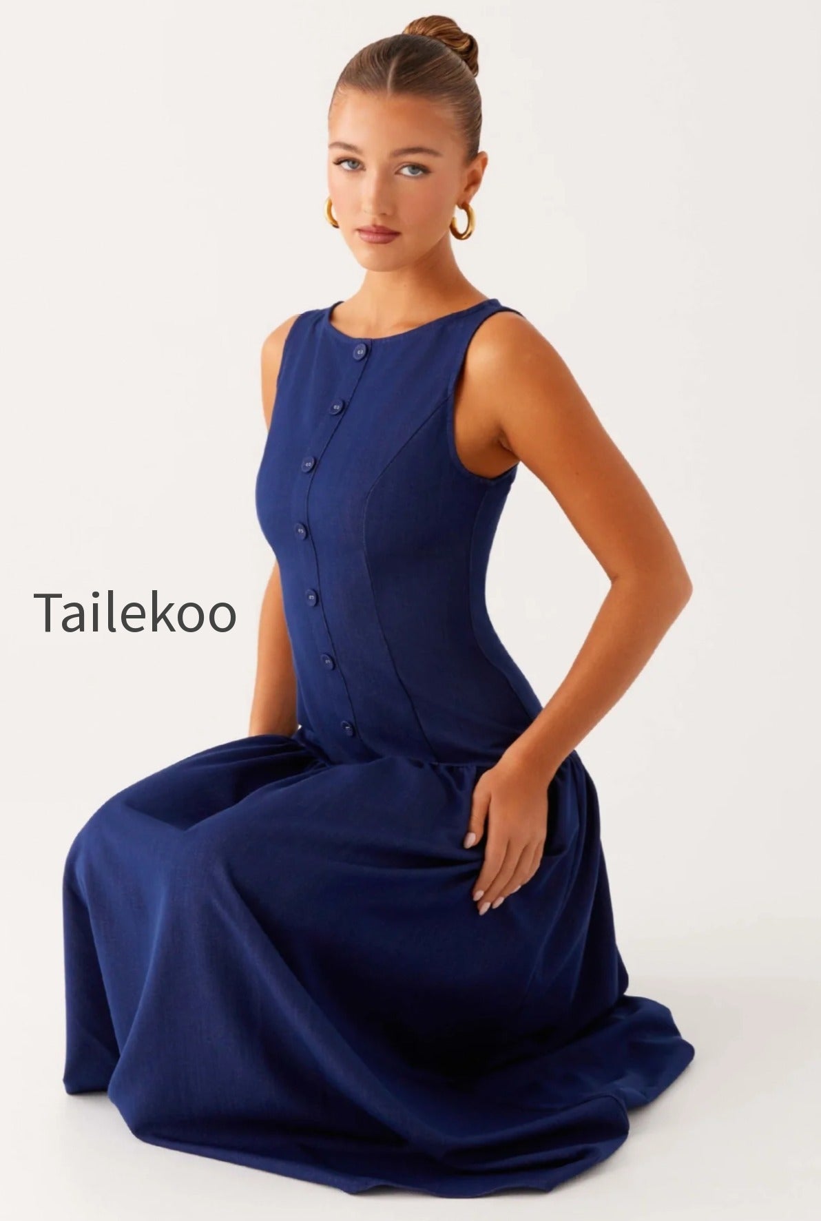 sleeveless-button-up-denim-dress