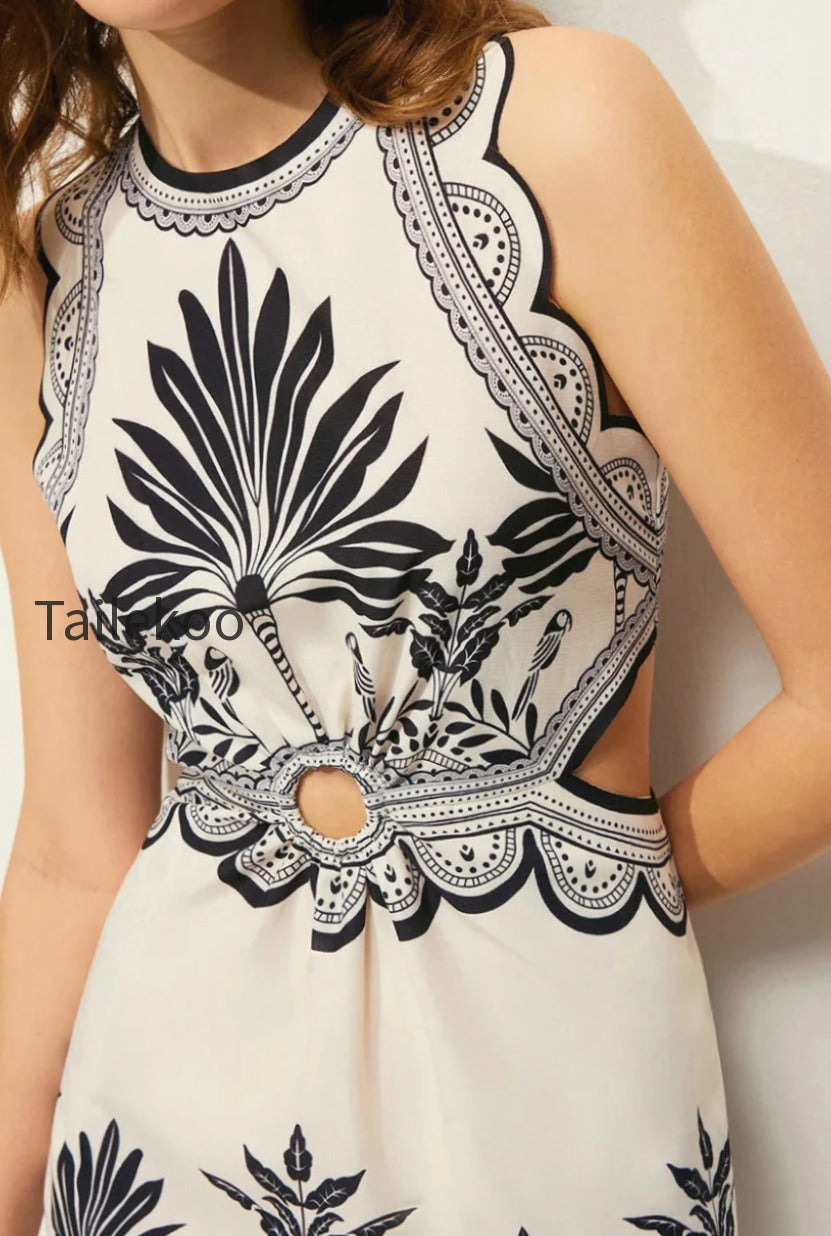 floral-loose-midi-beach-boho-dress