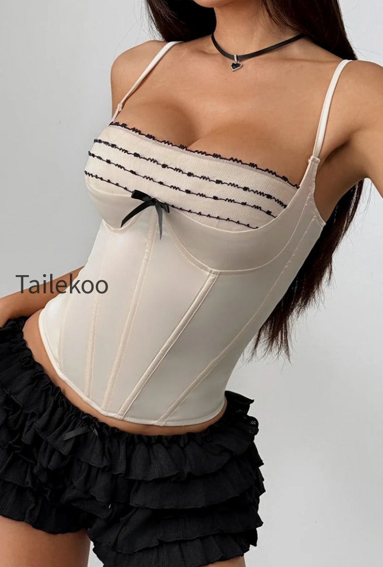 ribbon-tie-lace-trim-corset-cami-top