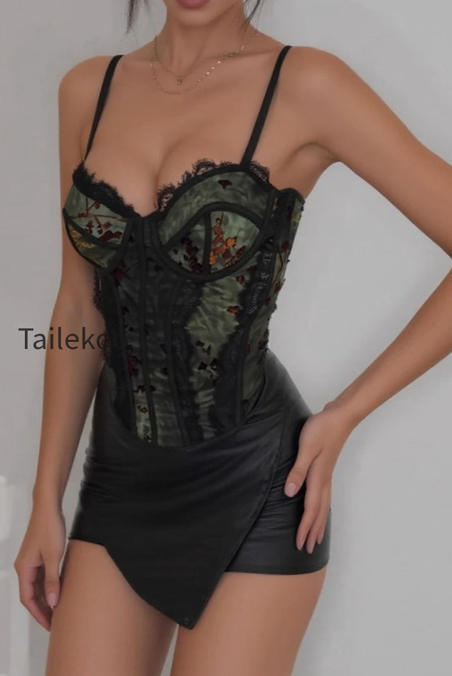 sexy-mesh-print-lace-insert-underwire-corset-cami-top
