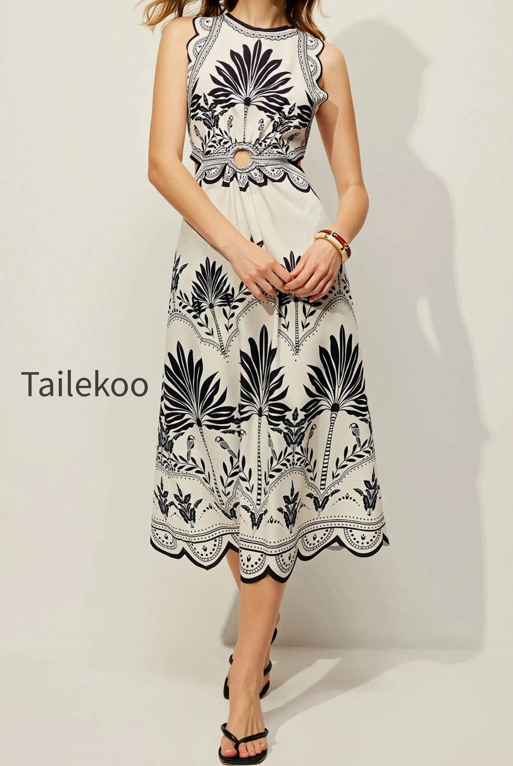 floral-loose-midi-beach-boho-dress