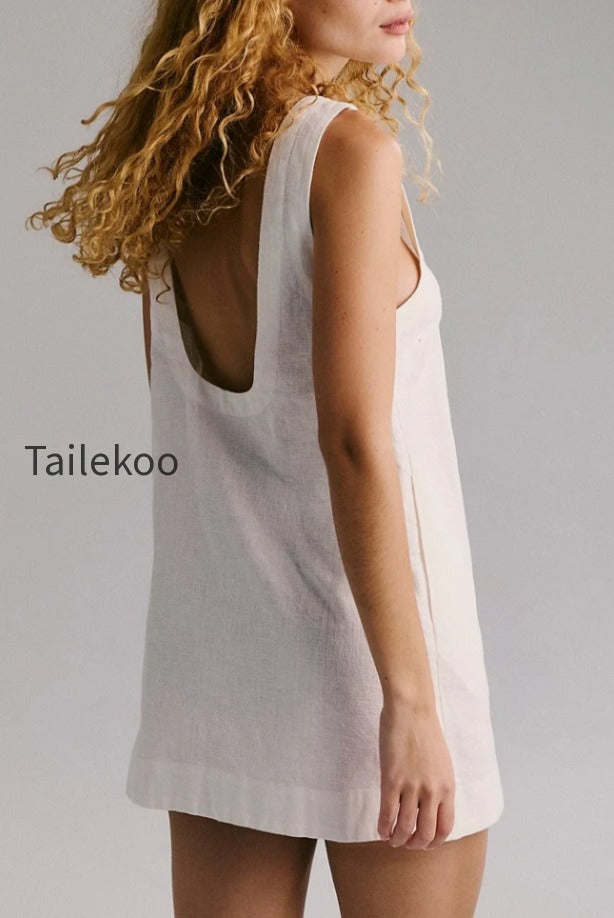 sleeveless-backless-denim-dress