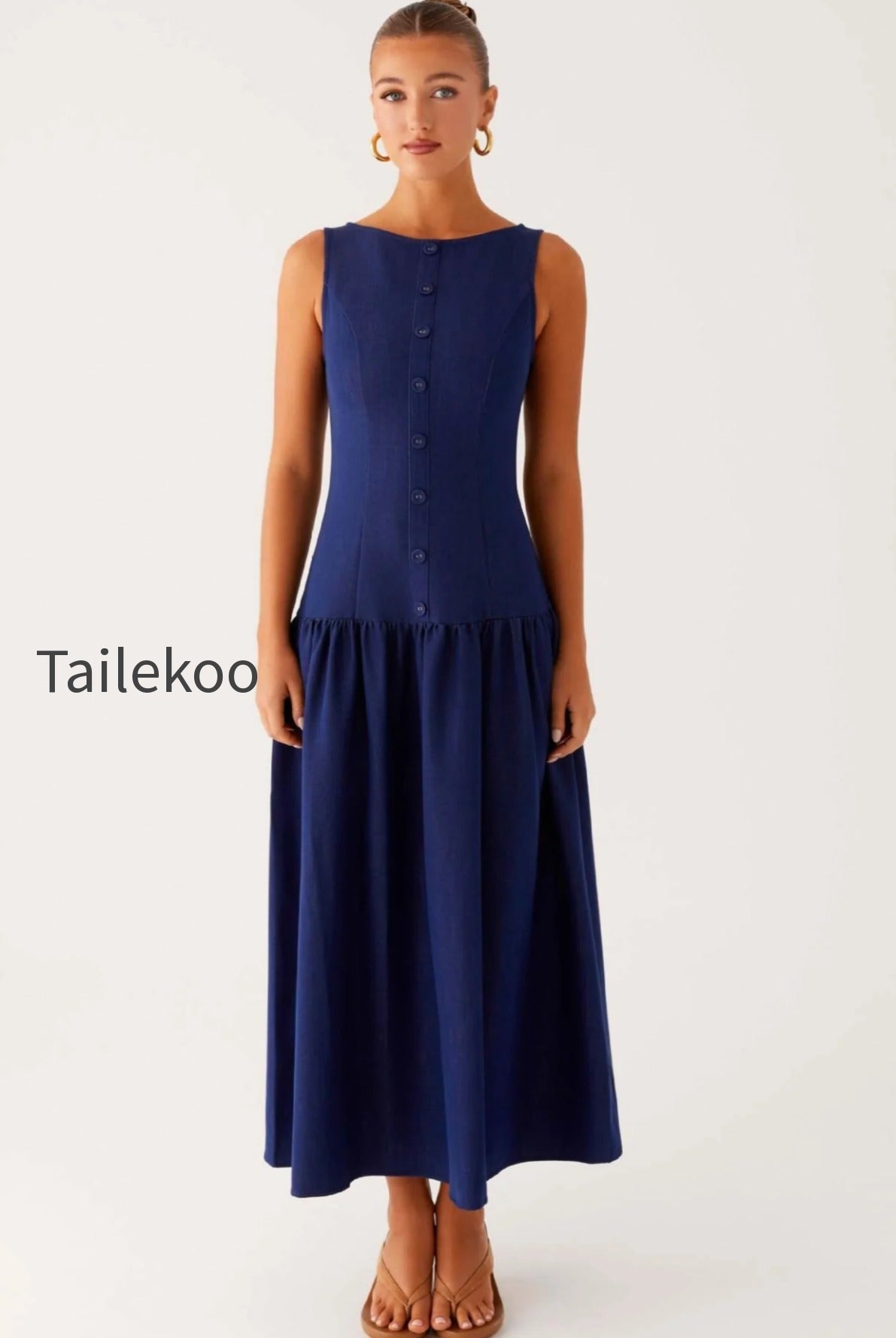 sleeveless-button-up-denim-dress
